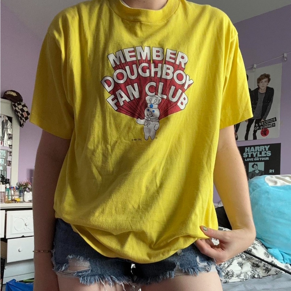 XL yellow funny graphic t shirt